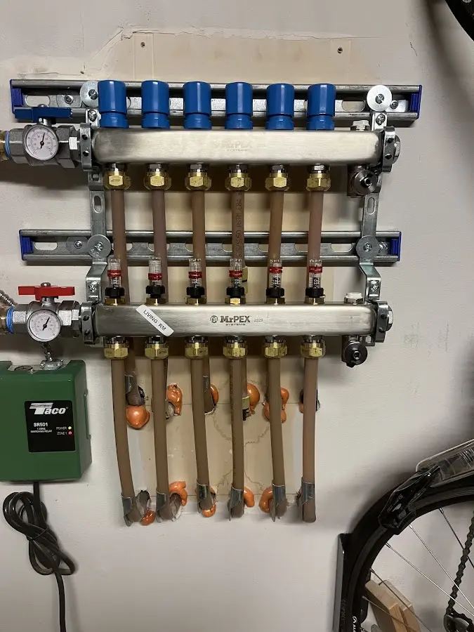 Plumber performing Leak Detection at a residential property in Sunset Beach